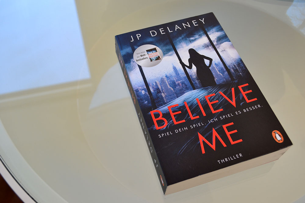 Books Believe Me JP Delaney Schokokamel