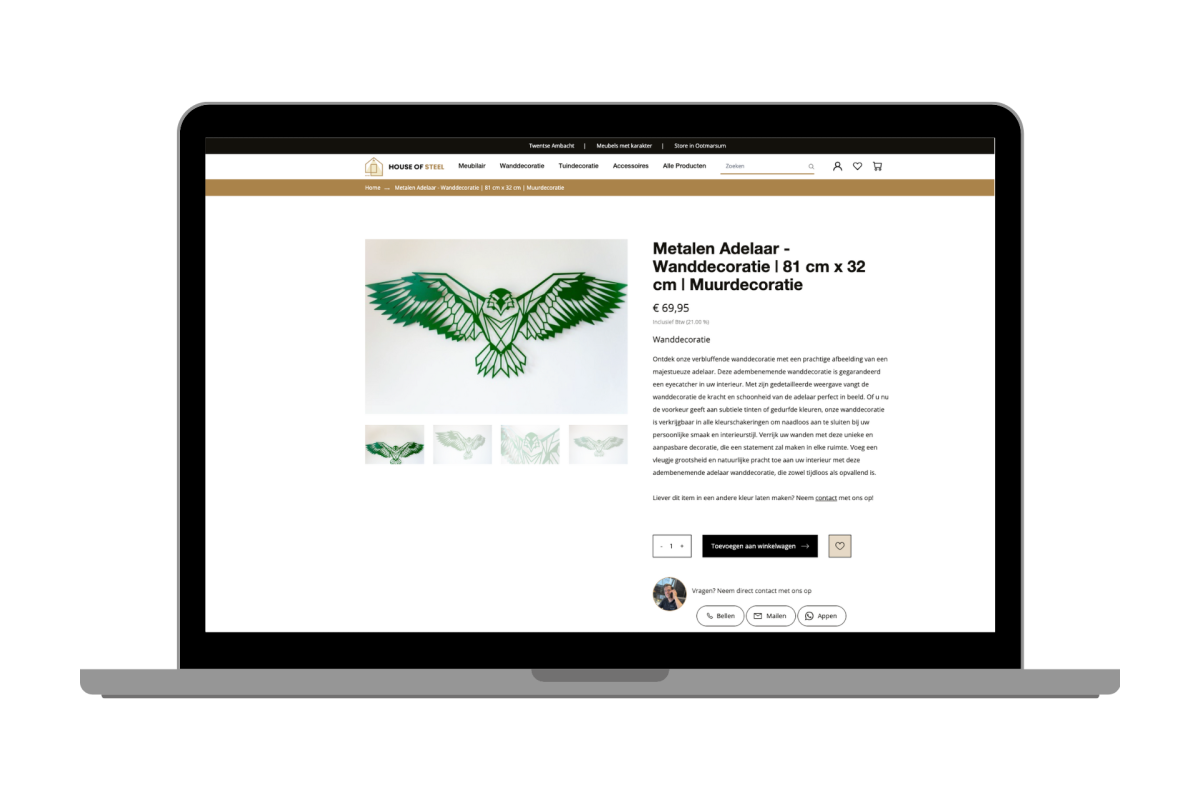 House of Steel — stap 2