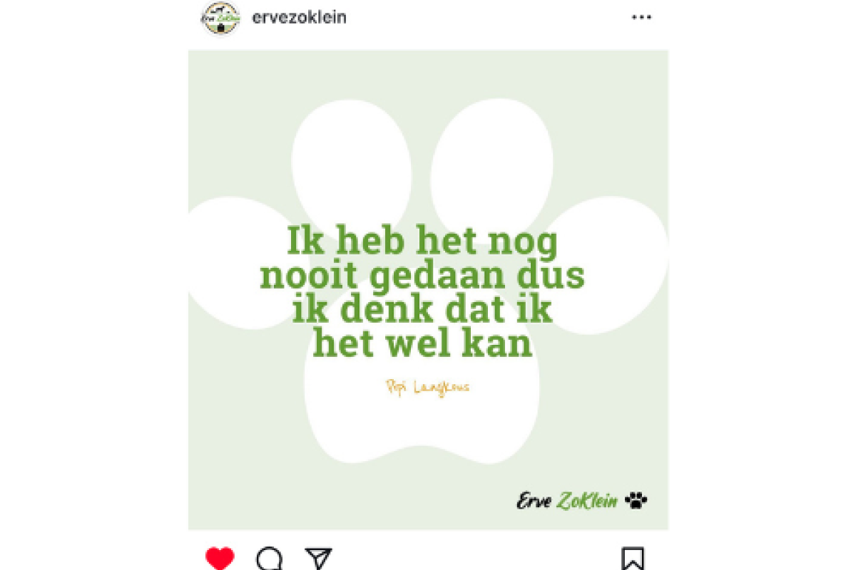 Erve ZoKlein — stap 3