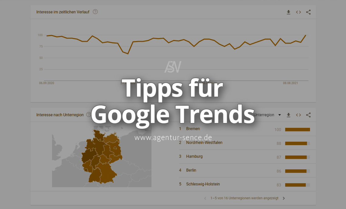 Tipps für die Nutzung von Google Trends mit wertvollen Informationen für Ihre Anwaltskanzlei