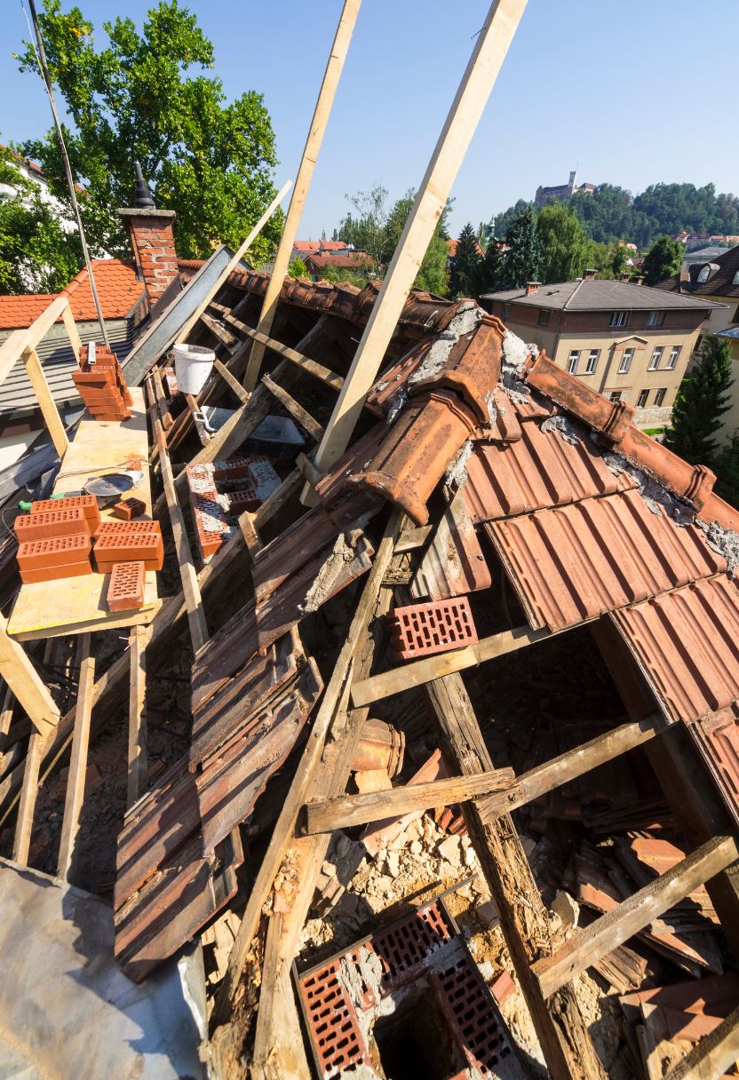 Can you explain the different types of gutter damage?