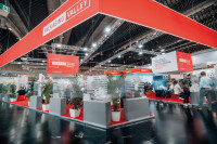 A special feature of the stand is the compactness of the companies, which are members of the Cluster for Packaging Machinery and Automation in Germany. (Image: Packaging Valley)