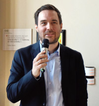 Der zweite Moderator des Symposiums: Prof. Dr. Daniel Wefers, MLU, Halle.