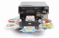 The direct-to-food printer Eddie can produce customised and individually printed confectionery and baked goods.(Images: DTM Print)