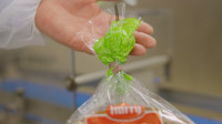 Sliced bread pack with incorrectly attached clip.