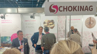 Am Stand des Mannheimer Unternehmens Schokinag stellte Christian Laucht neue Produkte vor.