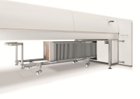 Die THERMO FLOW (mit herausfahrbarer Wärmetauscher-Einheit).