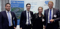 Congress sponsors presented their activities: (from left) Alexander Reichelt, Kai Scheppke and Dr Klemens von Betteray (all CSB) 
