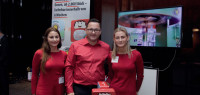 They presented modern tins: (from left) Alma Kukavica, Boris Zvonkovic and Selina Neumann, all from ADV PAX Lutec.