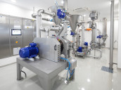 Der Mühlenraum des „Application Center Food“ von Hosokawa Alpine. (Bild: Hosokawa Alpine)