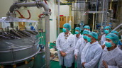 Factory visit scene at Barry Callebaut's factory opening in Rancaekek/Indonesia.