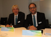 Johannes Wick (l.) und Germar Wacker.