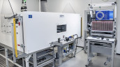 Die 2t Totlastbelastungsmaschine überzeugt mit Wägezellenmagazin, Vollautomatisierung und digitaler Anbindung an das Minebea Intec Produktionsnetzwerk. (Foto: Minebea Intec)