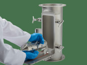 Waalre-based Goudsmit Magnetics has developed a new pipe magnet that requires half the installation height of its predecessor and is also twice as strong. (Image: Goudsmit)