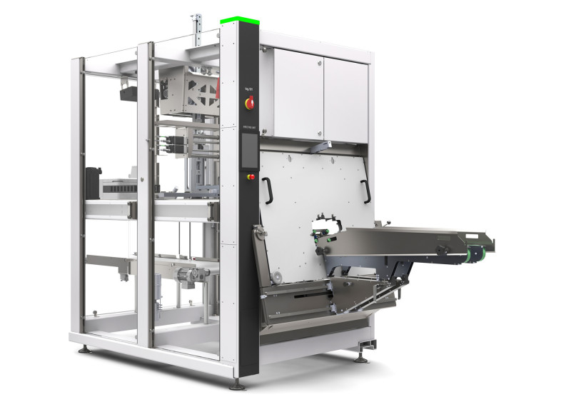 Der tog.101 – ein einfacher Stand-alone-Schachtelaufrichter – lässt sich in jede Verpackungslinie integrieren. (Bild: Gerhard Schubert GmbH)