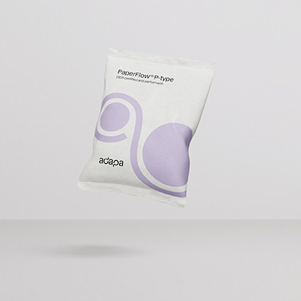 Ausgezeichnet: “Designed for Recycling” PaperFlow(re) P-Type. (Bild: adapa Group)