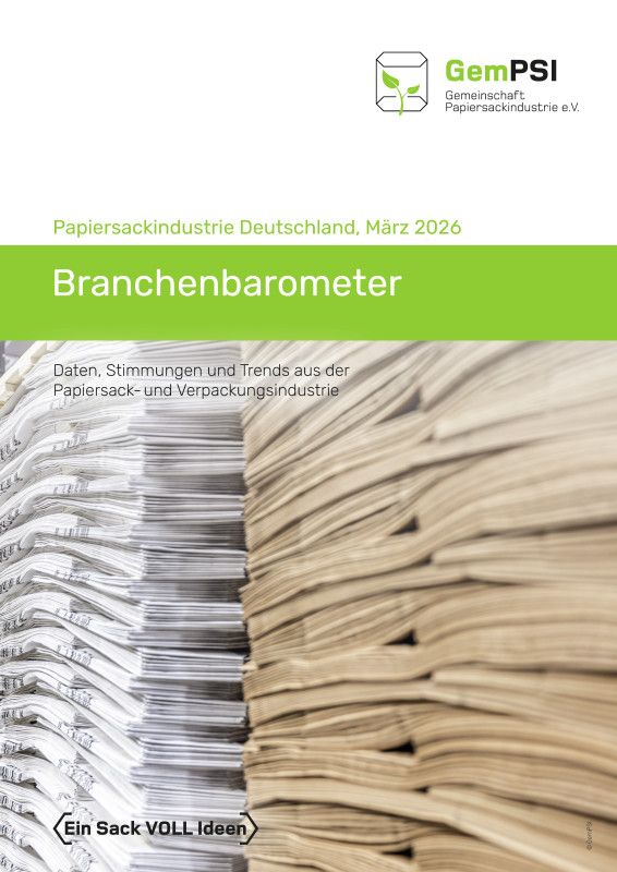 Für das Jahr 2026 erwarten die GemPSI-Mitglieder überwiegend eine stabile bis leicht positive Entwicklung des Papiersackmarkts. Rund 67 % gehen von einem moderaten Wachstum gegenüber dem Vorjahr aus, während 33 % eine weitgehend gleichbleibende Entwicklung erwarten. (Bild: GemPSI)