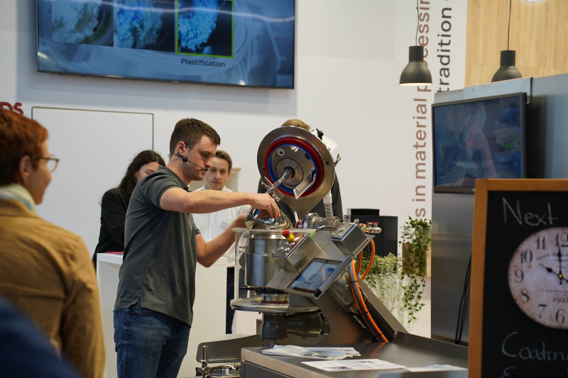 Impressionen am Messestand von Eirich. (Bild: Eirich)