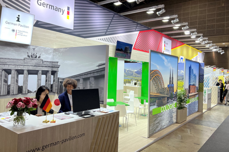 The German pavilion at ISM Japan was well attended. The German pavilion at ISM Japan was well attended.