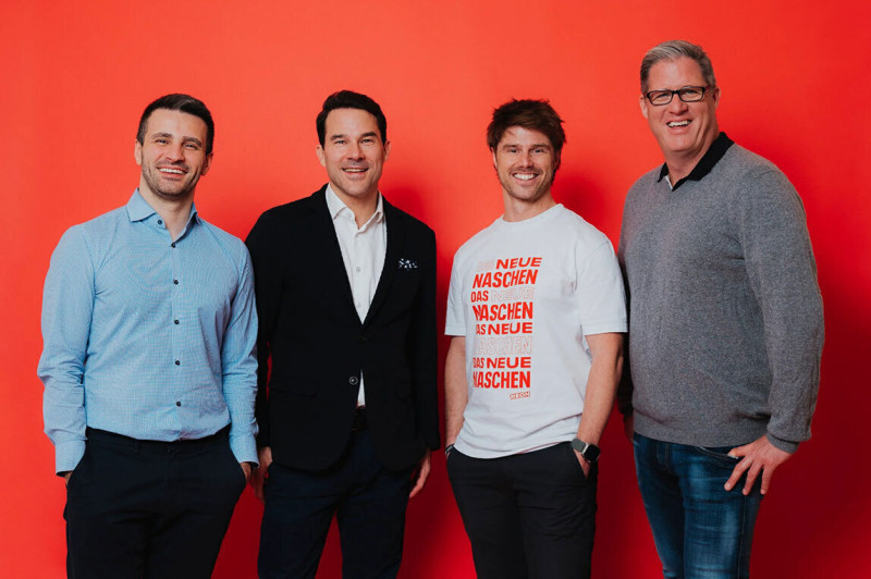 Die Gründer von Neoh haben noch viel vor: (v. li.) Adel Hafizovic, Alexander Gänsdorfer, Manuel Zeller und Patrick Kolomaznik. (Foto: Dominic Berchtold) Die Gründer von Neoh haben noch viel vor: (v. li.) Adel Hafizovic, Alexander Gänsdorfer, Manuel Zeller und Patrick Kolomaznik. (Foto: Dominic Berchtold)