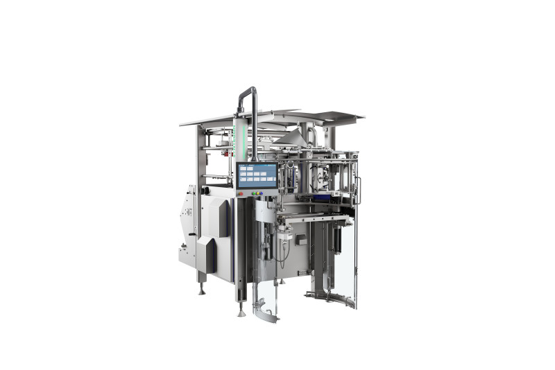 Große Leistung auf kleinem Raum: Die SVX Agile erreicht bis zu 300 Beutel pro Minute auf einer Stellfläche von 3 m². (Bild: Syntegon)