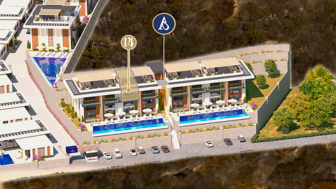 Cordelia Sea View Residences – A Block No:14 1+1 Apartment