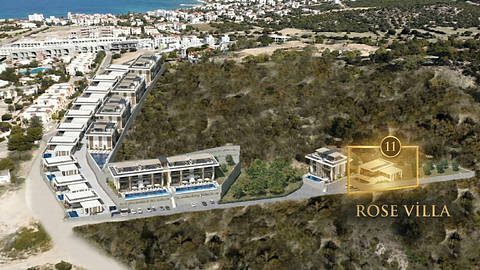 Rose Villa – Exclusive 3-Bedroom Luxury Sea View Villa in Cordelia, Esentepe