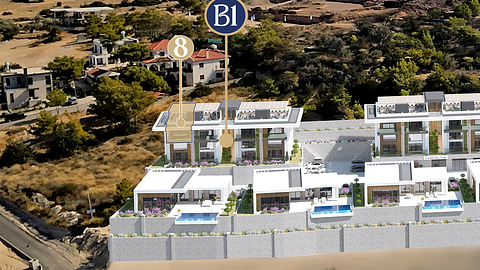 Cordelia Sea View Residences – B1 Block No:8 1+1 Apartment