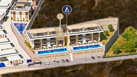 Cordelia Sea View Residences – A Block No:13 1+1 Apartment