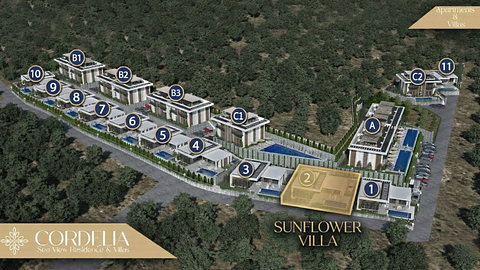 Sunflower Villa –in Cordelia Luxury Sea View Villa
