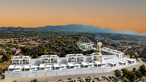 C1 Blok No:1 Cordelia Sea View Apartments & Villas | 2+1 Loft Sea View Apartment