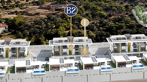 B2 Block No:1 | Cordelia Sea View Apartments – 2+1 Loft Corner Residence