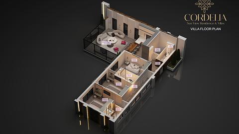 Camellia Villa – Exclusive 3-Bed Luxury Sea View Villa with Infinity Pool in Cordelia, Esentepe