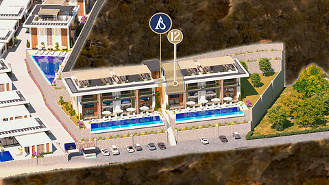 Cordelia Sea View Residences – A Block No:12 1+1 Roof Terrace Apartment