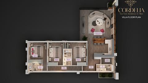 Camellia Villa – Exclusive 3-Bed Luxury Sea View Villa with Infinity Pool in Cordelia, Esentepe