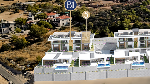 Cordelia Sea View Residences – B1 Block No:5 1+1 Roof Terrace Apartment