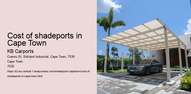 Cost of shadeports in Cape Town