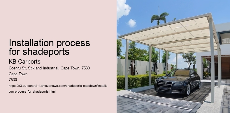 Installation process for shadeports