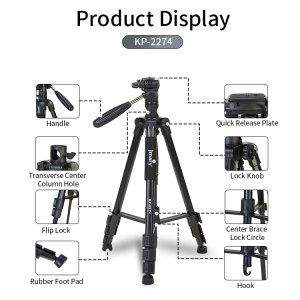 Jmary KP-2274: Professional Multifunctional Tripod