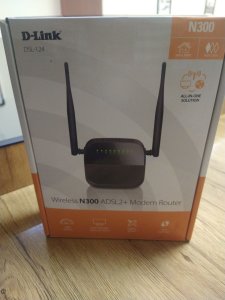 D-Link DSL 124 N300 300mbps Wireless ADSL2+ Modem Router dlink