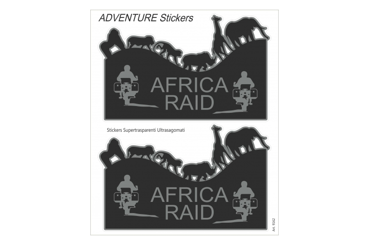 Adventure stickers Booster,  Africa Raid 20x24 cm