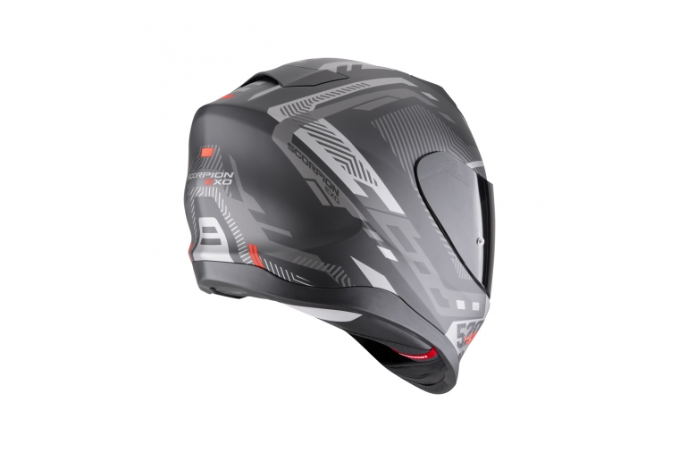 Scorpion EXO-520 EVO AIR RANKA Matt Black-Silver-Red