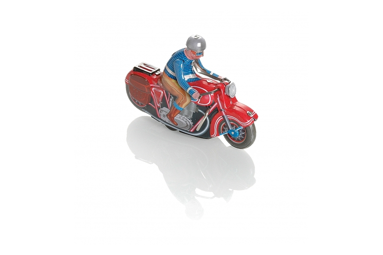 Tinnen Beeldje Booster, Motorfiets 2