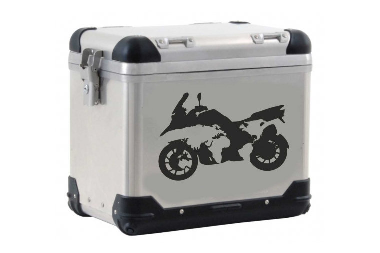 Adventure stickers Booster,  Moto Planisvero 20x24 cm