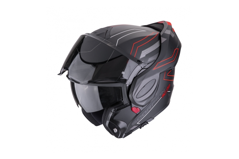 Scorpion EXO-TECH EVO CONQUER Matt Black-Red