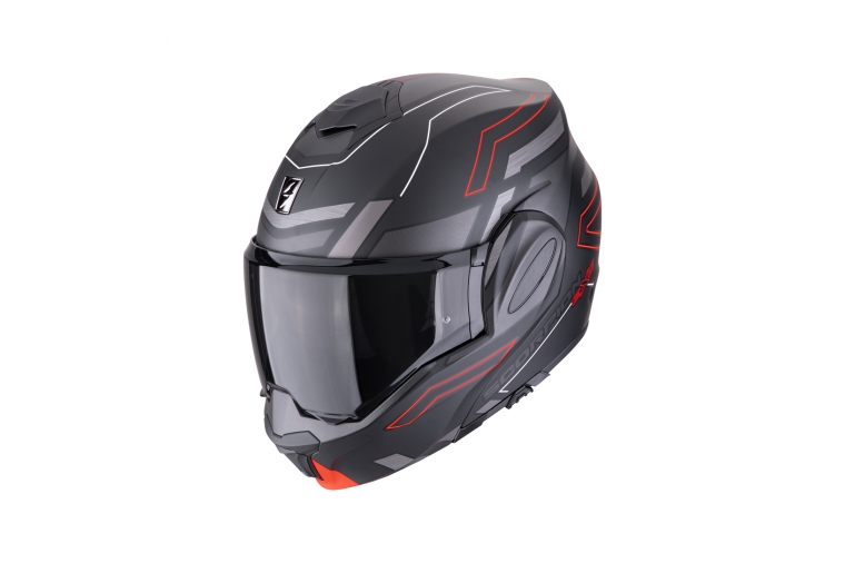 Scorpion EXO-TECH EVO CONQUER Matt Black-Red