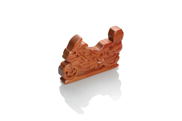 Booster Puzzel Motorbike 2 wood