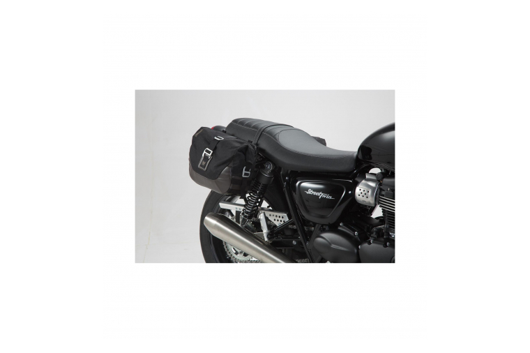 Legend Gear side bag set, Triumph Street Twin/Cup 900, Thruxton TFC, Black Edition