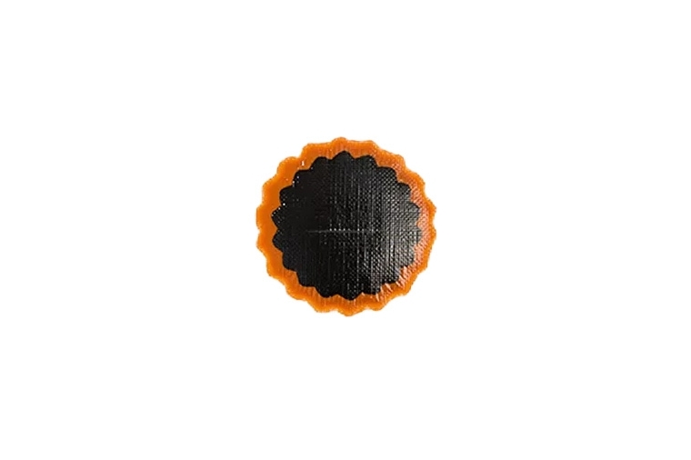 BOX OF 30 RED PATCHES ROUND DIAM.33MM