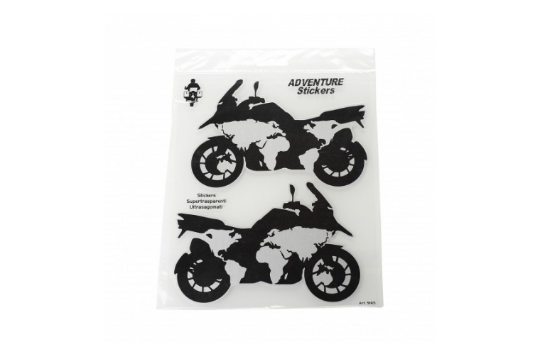 Adventure stickers Booster,  Moto Planisvero 20x24 cm